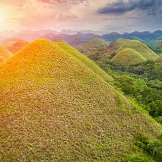 Chocolate Hills auf den Philippinen 