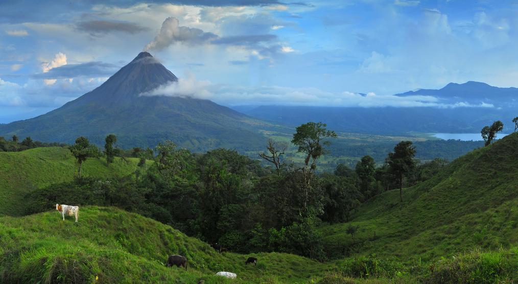 Aussicht auf den Vulkan Arenal 