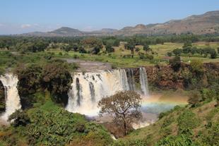 Blaue Nil Wasserfall