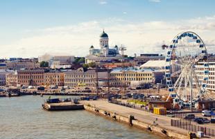 Blick auf Helsinki