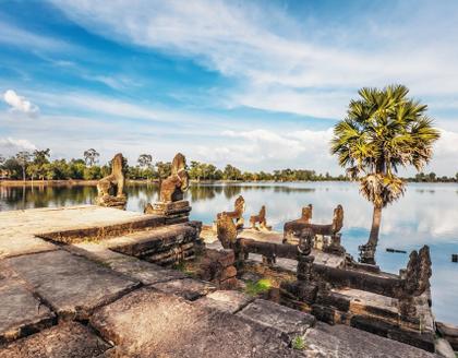 Fluss in Angkor Wat 
