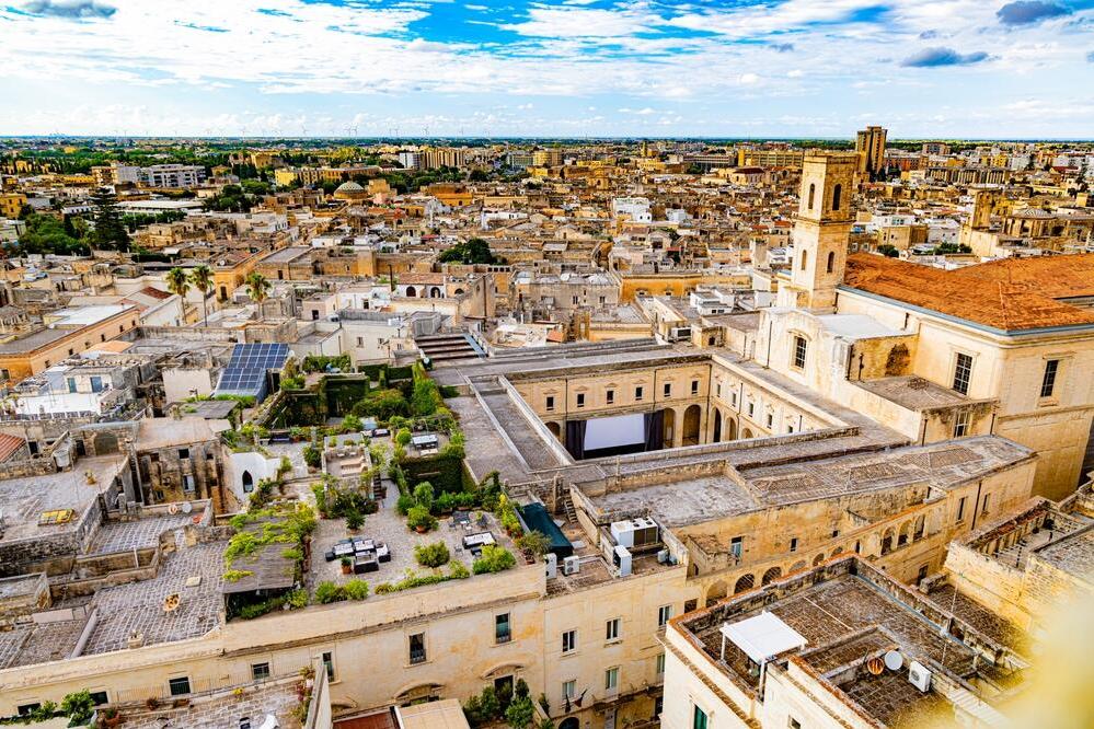 Blick auf Lecce 