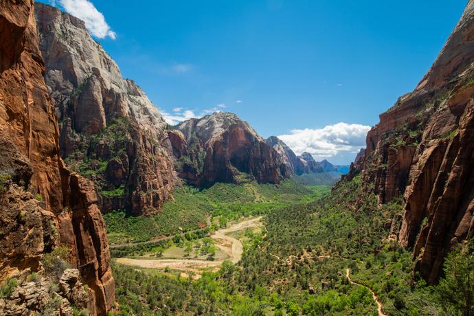 Der Zion Nationalpark in den USA