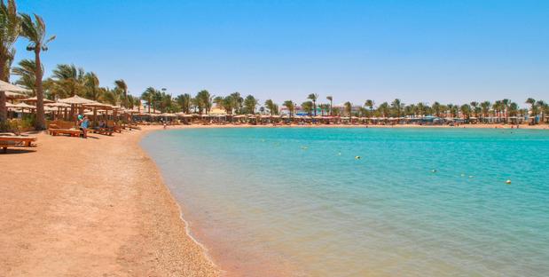 Goldener Strand in Hurghada