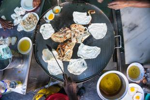 Typisches Roti Canai 