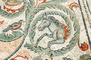 Mosaik in der Villa Romana del Casale