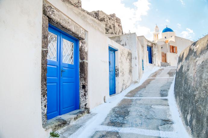 Straßen von Akrotiri 
