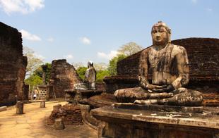 Statue in Polonnaruwa