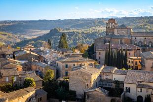 Blick auf die Altstadt von Orvieto
