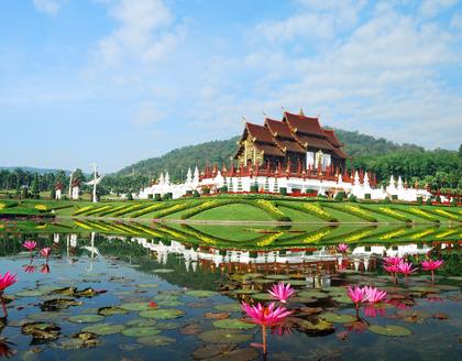Traditionelle Architektur in Chiang Mai
