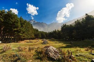 Panoramasicht am Kasbek