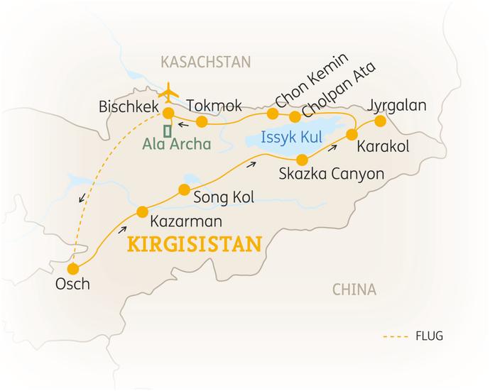 Kirgisistan Rundreise 