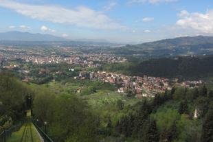 Ausblick von der Montecatini Therme