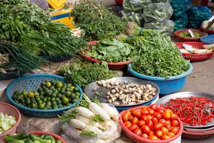 Marktstand in Vietnam