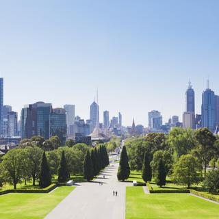 Skyline von Melbourne 
