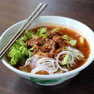 Penang Laksa - typische Nudelsuppe 