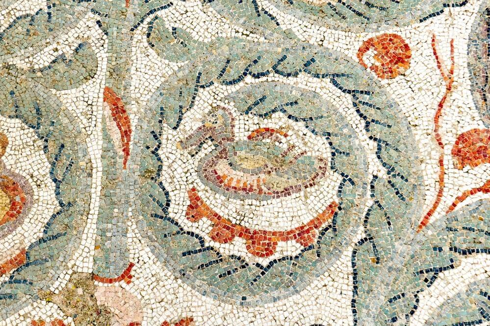 Mosaik in der Villa Romana del Casale