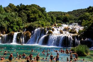 Krka Nationalpark baden