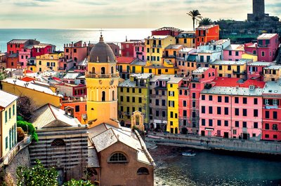 Vernazza in Italien