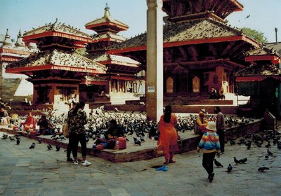 Platz in Durbar, Nepal