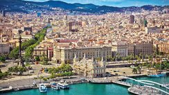 Panorama-Blick Barcelona