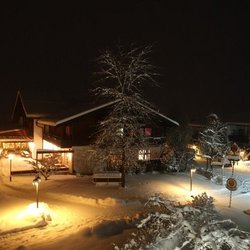 Abendliche Winterlandschaft in Ohlstadt