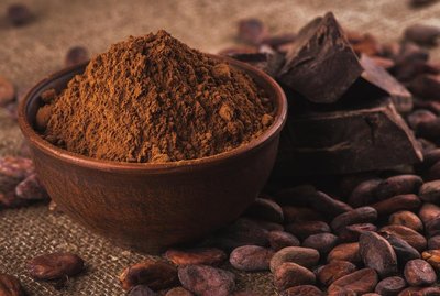 Frisches Kakaopulver aus Kuba