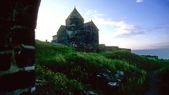 Blick auf Berge von Armenien