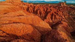Aussicht auf die Tatacoa Wueste, Kolumbien