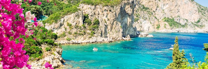 Paleokastritsa Strand Bucht