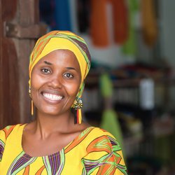 Afrikanische Frau