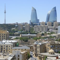 Baku von oben, TOP 5 Sehenswürdigkeiten Aserbaidschan