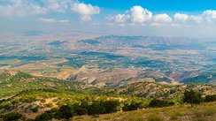Blick über die Bekaa Ebene 