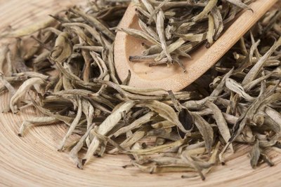Blattknospen für weißen Tee in China