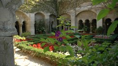 Innenhof Provence, Frankreich