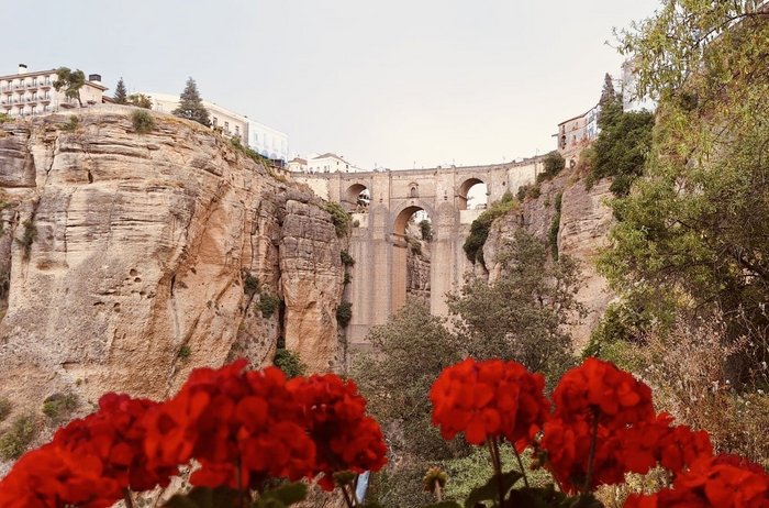 Blick auf die Taja-Schlucht in Ronda