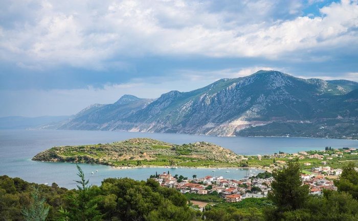 Hafen von Epidauros, Griechenland 