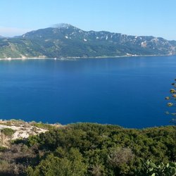 Aussicht auf Bucht, Korfu