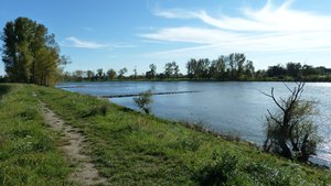 Fluss am Kloster Niederaltaich