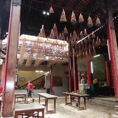 Chinesischer Tempel in Cho-Lon Saigon, Vietnam 