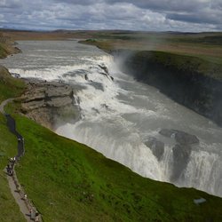 Gullfoss Wasserfall auf Island