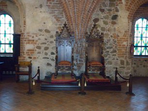 Innenbereich Wasserburg Baltikum