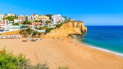 Strand an der Algarve, Portuga