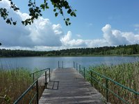 Steg zum See Uckermark
