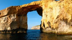 Blaues Fenster, Malta