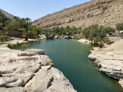 Wadi Bani Khalid Oase in Oman
