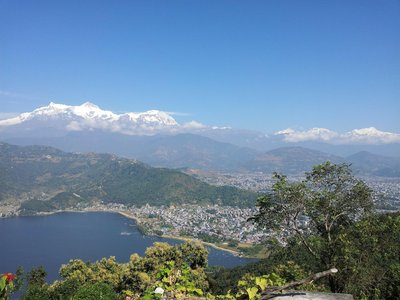 Ausblick auf Pokhara, Nepal