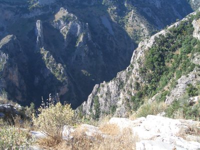 Taygetos Schlucht, Griechenland
