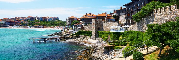 Küste von Sozopol, Bulgarien