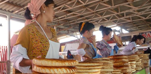 Traditioneller Markt, Usbekistan